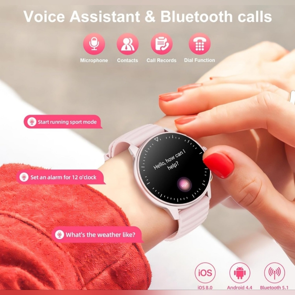 Smart Watch for Men Women Answer/Make Calls, 1.39''Touch Screen Fitness Tracker - Picture 4 of 7